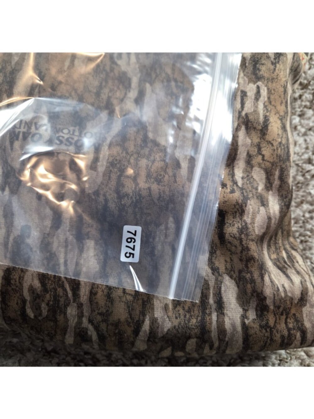 Mossy Oak Camo Hoodie Men’s Large Camo Bottomland Outdoors Zip Pockets - Picture 7 of 7